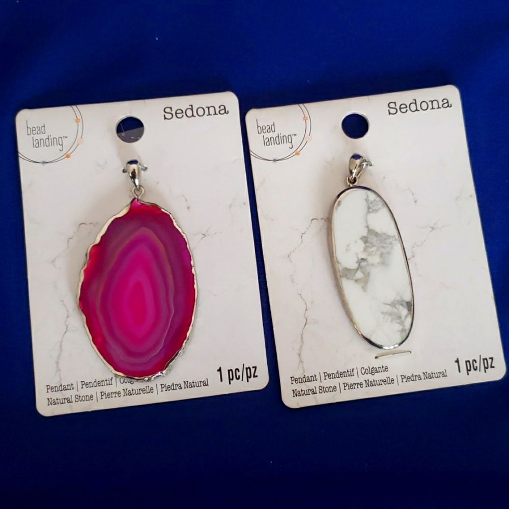 New natural stone pendant 2 for 1 price